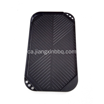 Placa de planxa reversible Grill de doble cara d&#39;alumini